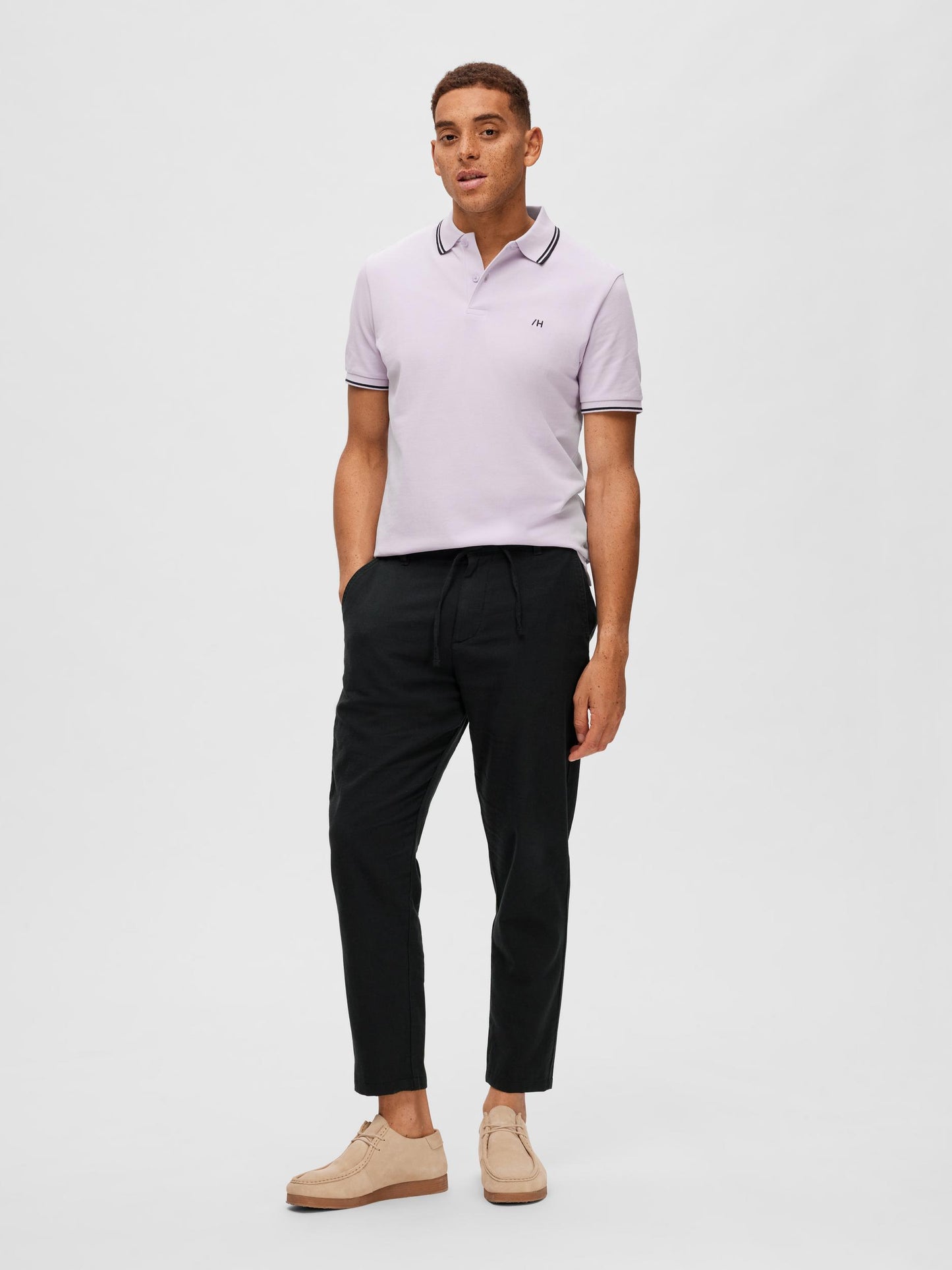 SLH172-SLIMTAPE BRODY LINEN PANT NOOS