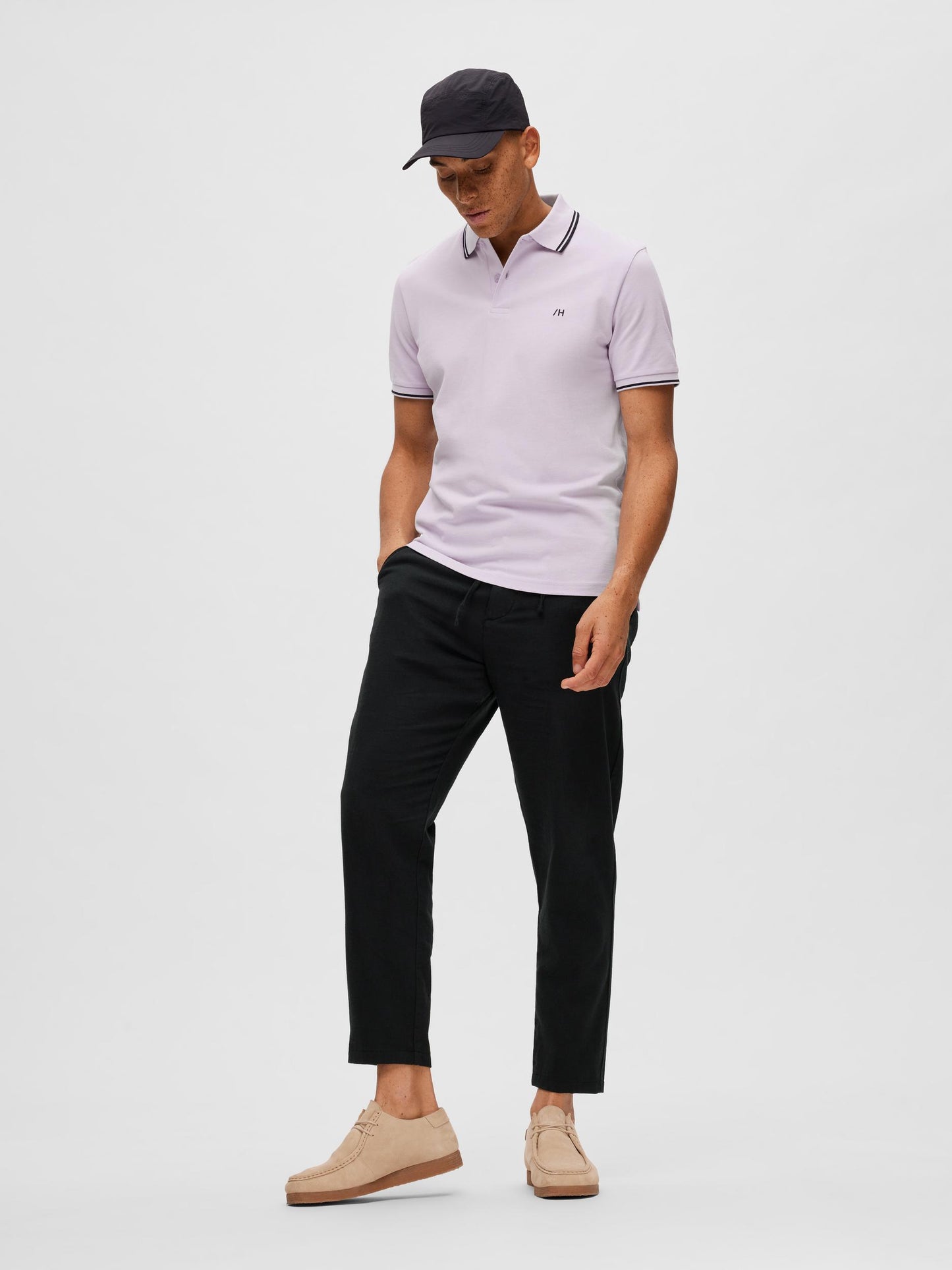 SLH172-SLIMTAPE BRODY LINEN PANT NOOS
