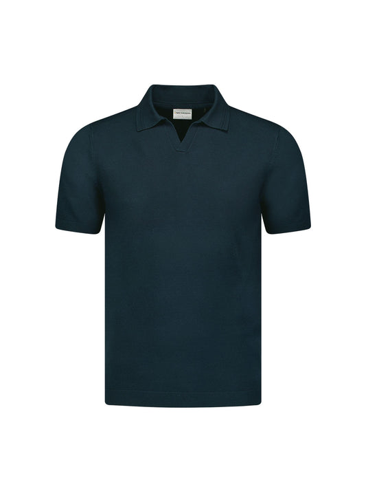 Pullover Short Sleeve Polo 2 Coloured Jacquard
