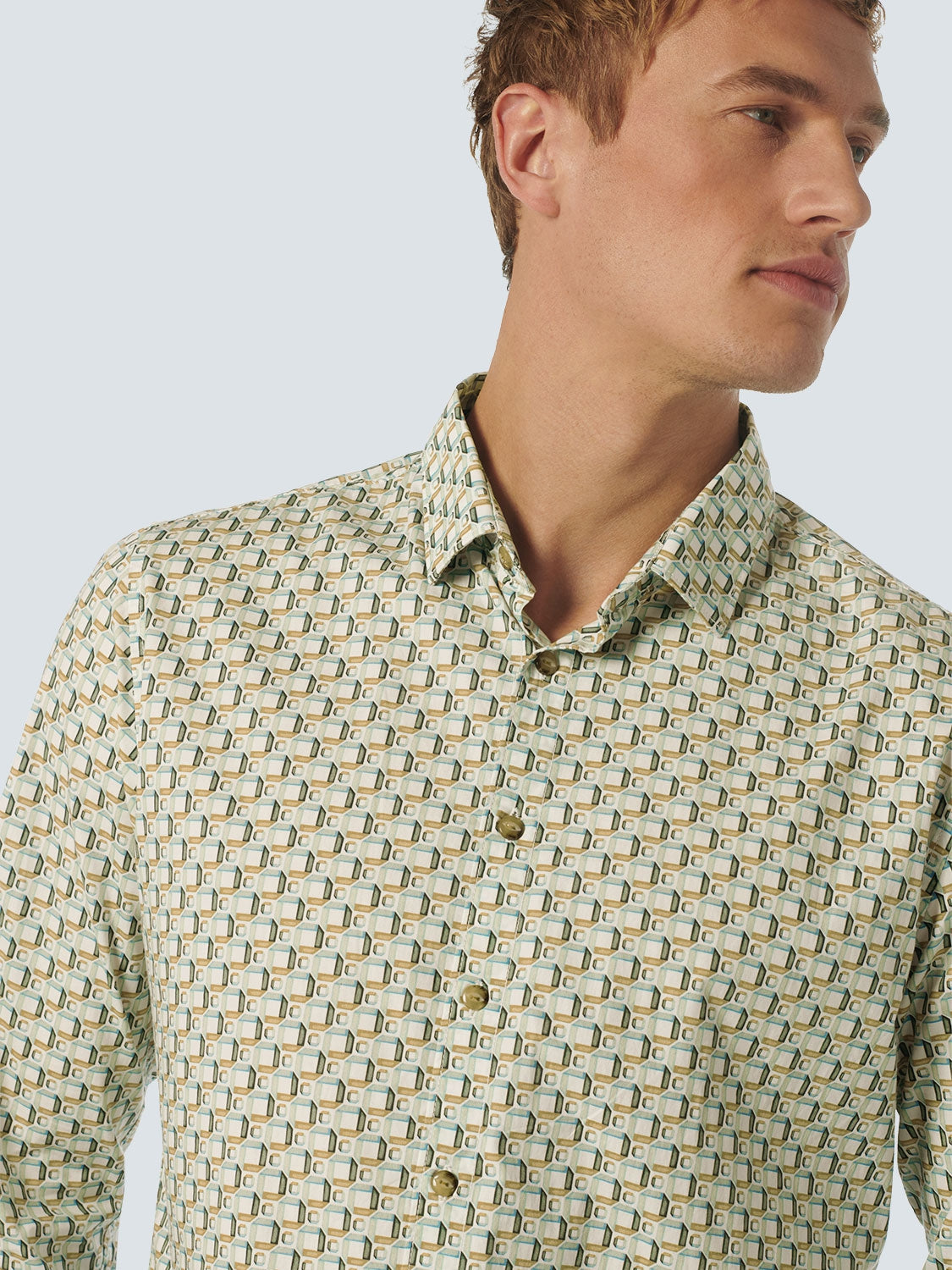 Shirt Stretch Allover Printed