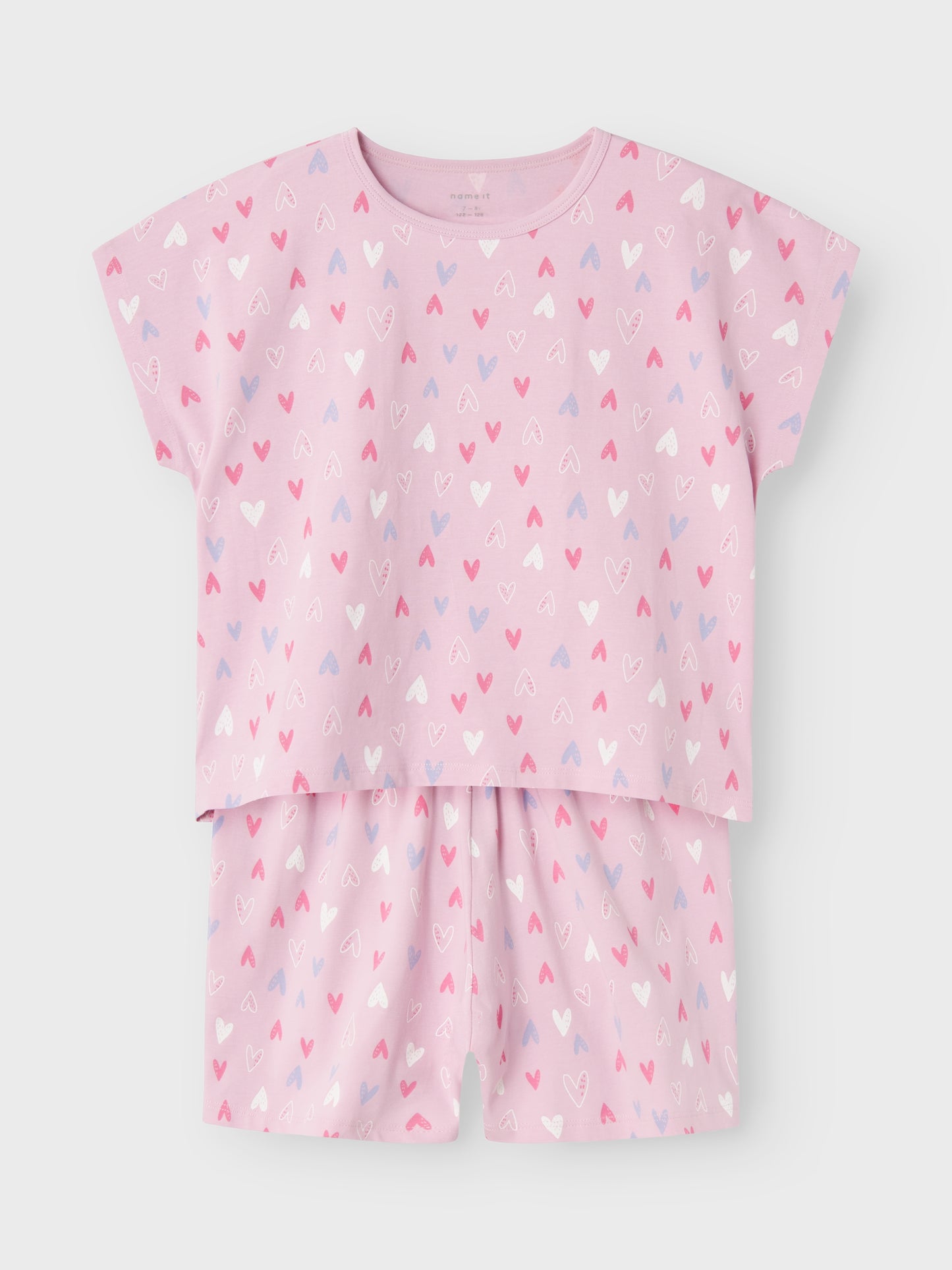 NKFNIGHTSET CAP PINK HEARTS NOOS