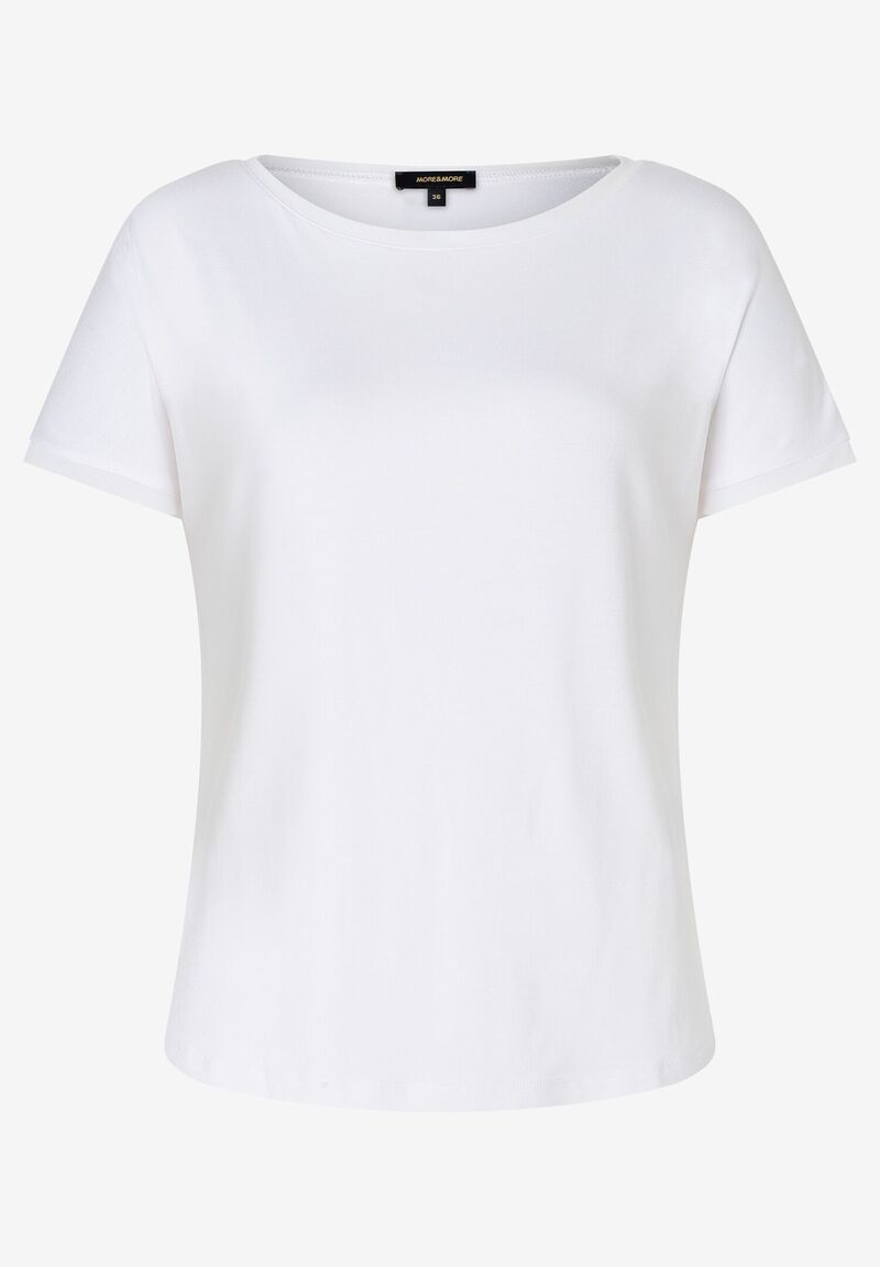 T-Shirt mit Chiffonkante  rot  Frühjahrs-Kollektion