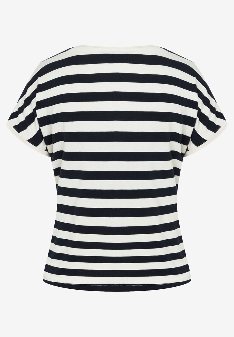 Streifenshirt  marine/ecru  Frühjahrs-Kollektion