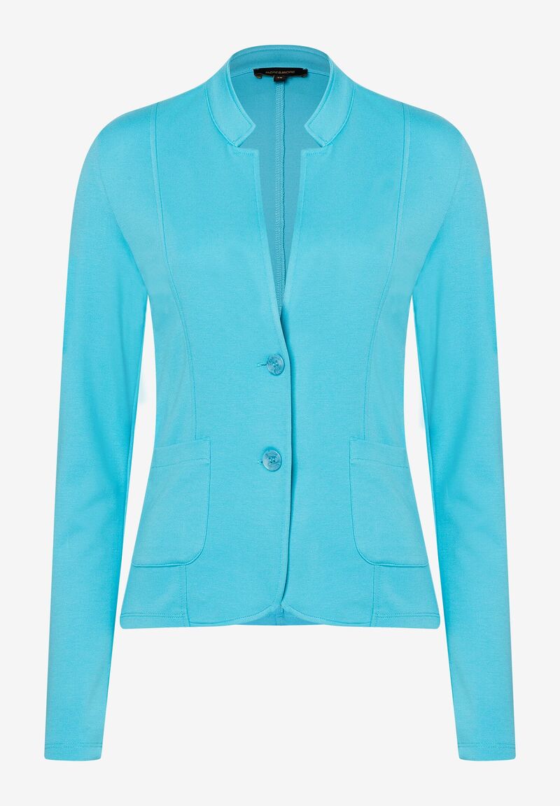Jerseyjacke  türkis  Frühjahrs-Kollektion