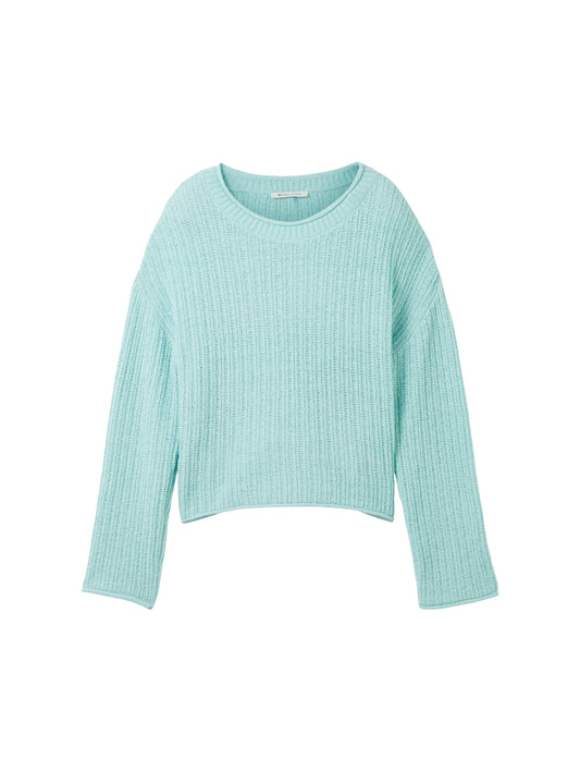 Strickpullover mit Struktur
