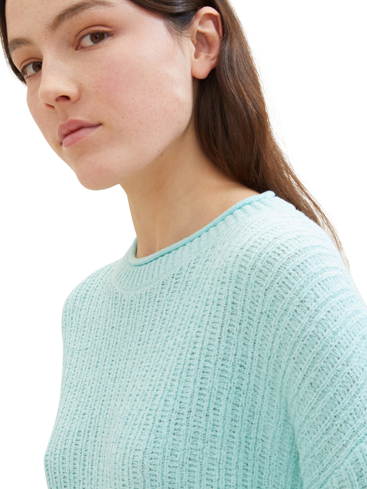 Strickpullover mit Struktur
