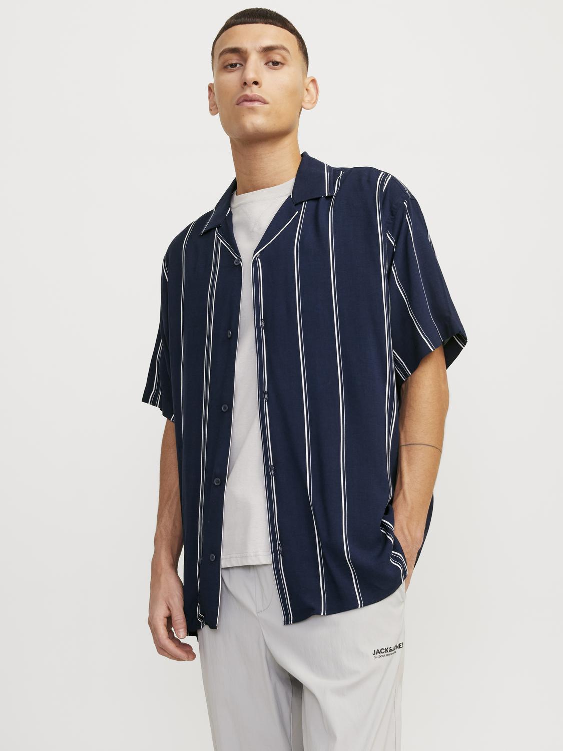 JCOJEFF AOP RESORT SHIRT SS RELAX LN