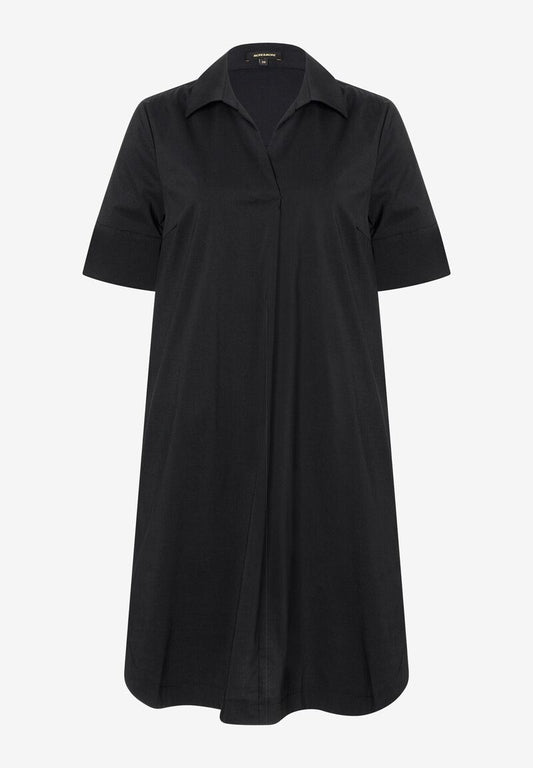 Hemdblusenkleid  schwarz  Frühjahrs-Kollektion