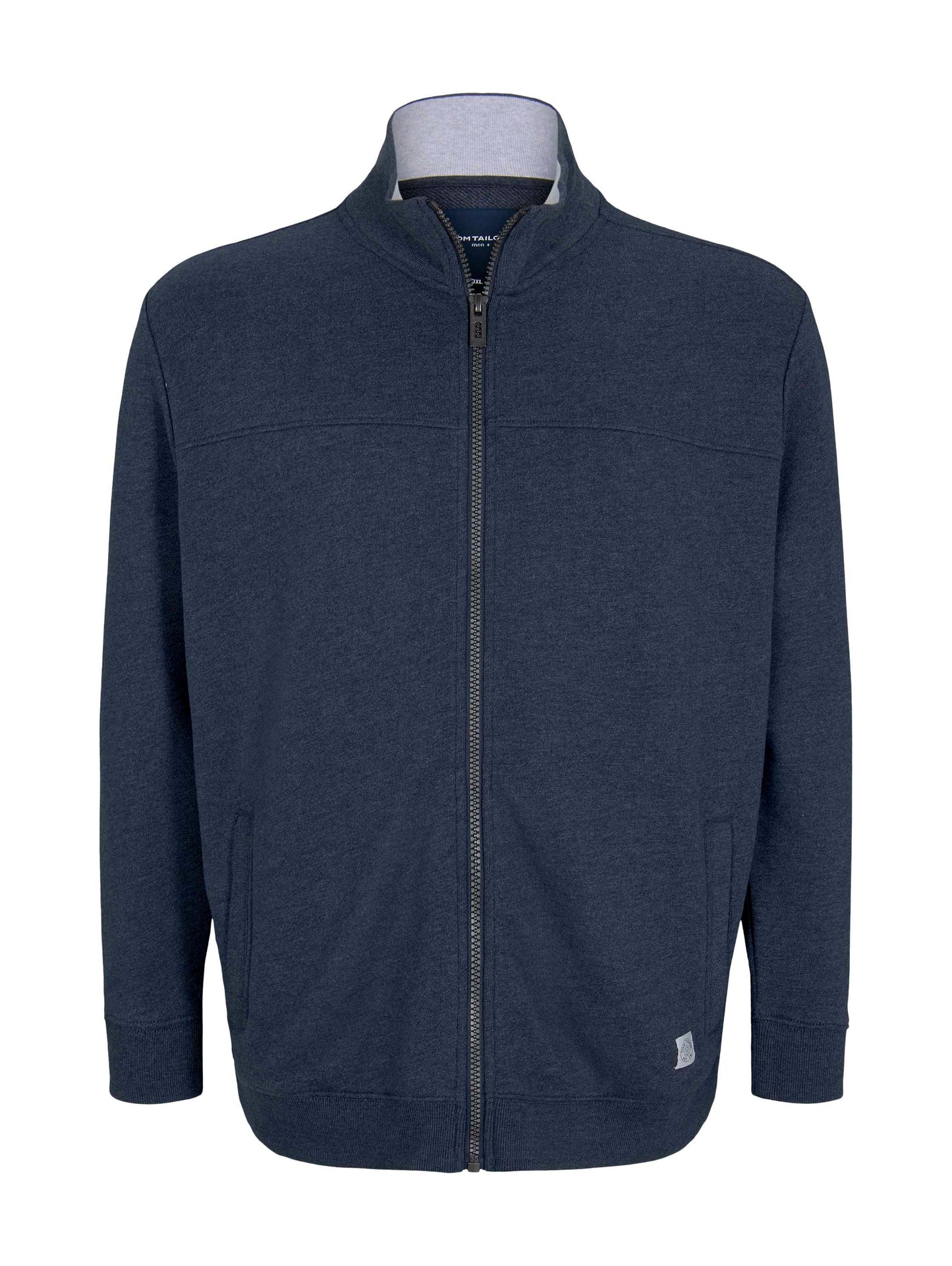 Plus - Sweatjacke mit Stehkragen
