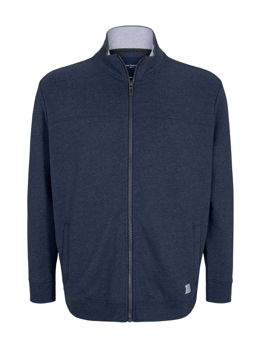 Plus - Sweatjacke mit Stehkragen
