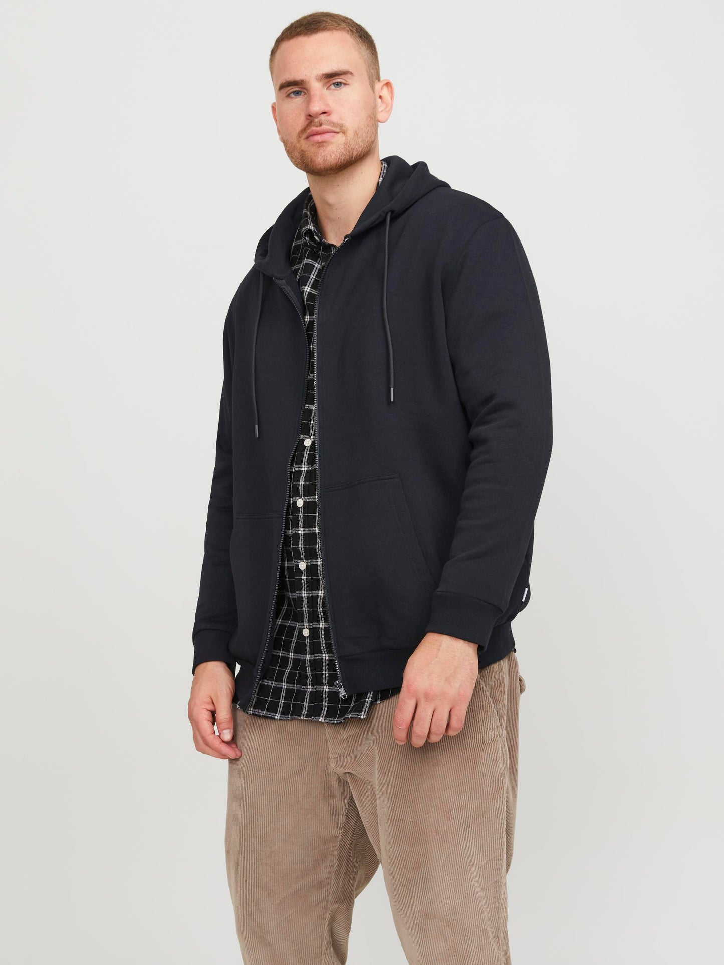 JJEBRADLEY SWEAT ZIP HOOD NOOS PLS