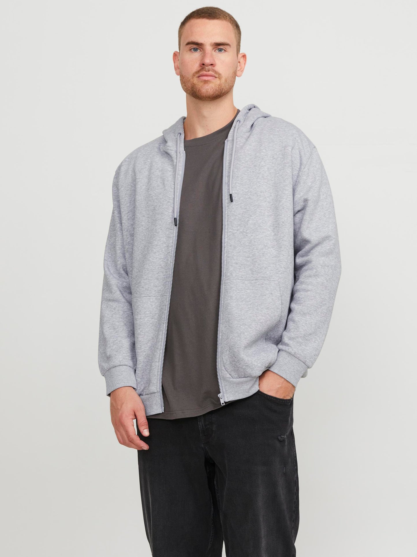 JJEBRADLEY SWEAT ZIP HOOD NOOS PLS