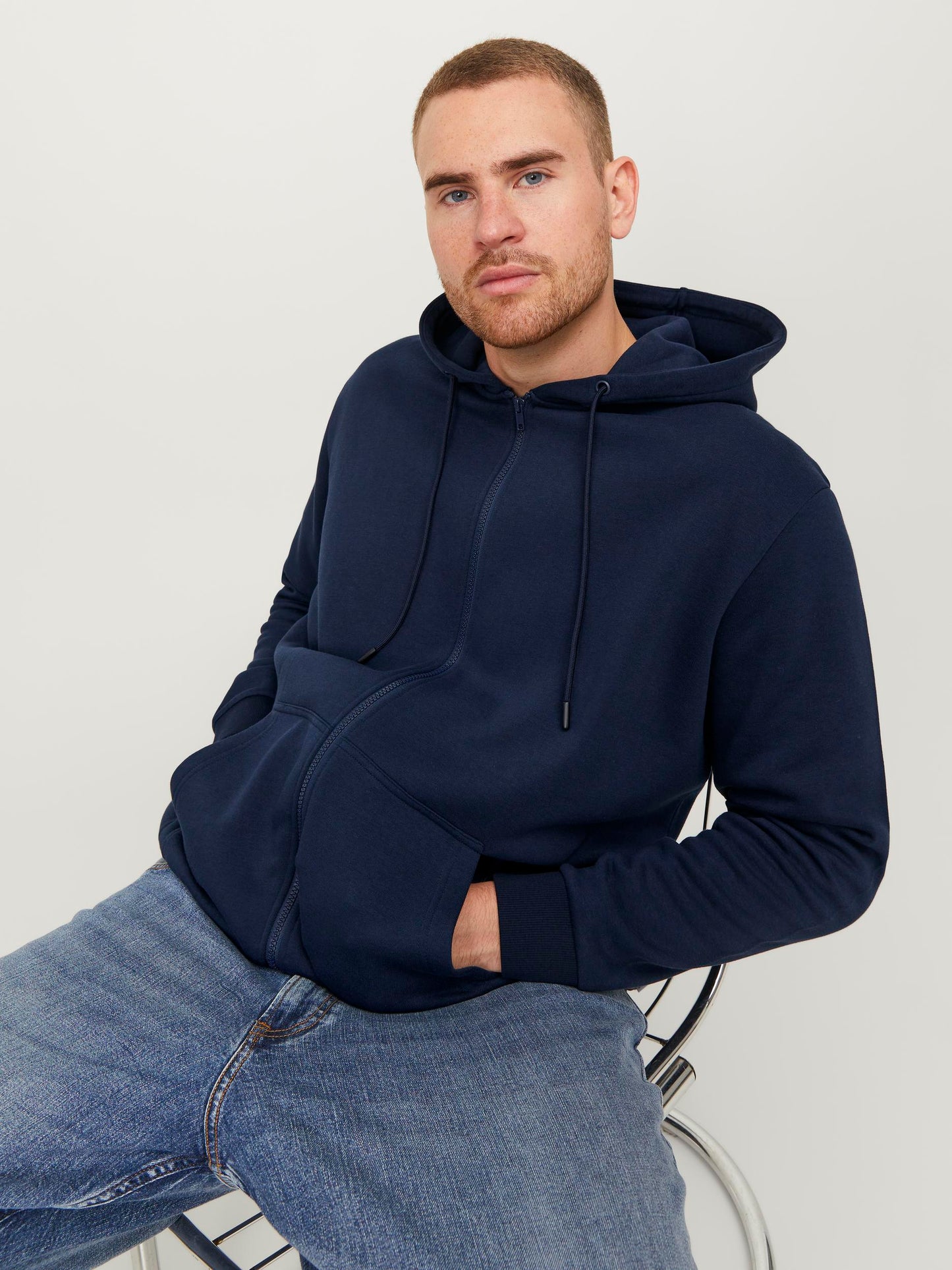JJEBRADLEY SWEAT ZIP HOOD NOOS PLS